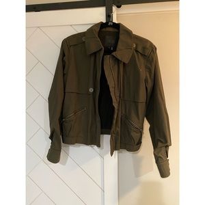 Paige army green jacket NWT size L